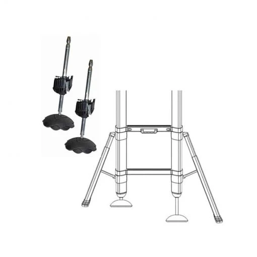 Echelle Télescopique & Escabeau TELESTEPS 2 Pieds De Sécurité Ajus. Pour PRIME STAB - 9190-109 -Divers Accessoires Soldes telesteps 2 pieds de securite ajus pour prime stab 9190 109